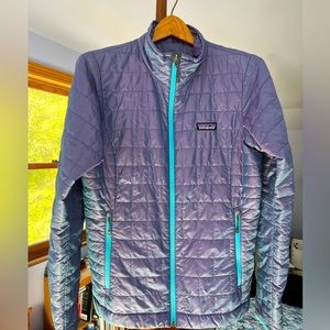 Patagonia Nanopuff Jacket. Limited edition colorway! Aqua/Magenta.
